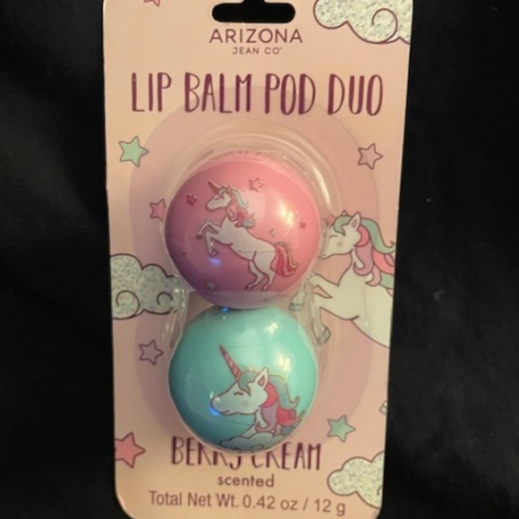 Arizona Jean Company Other - Arizona Jean 2018 Lip Balm Pod Duo Berry Cream Scented.  2 Pods.  ages 6+ NWT